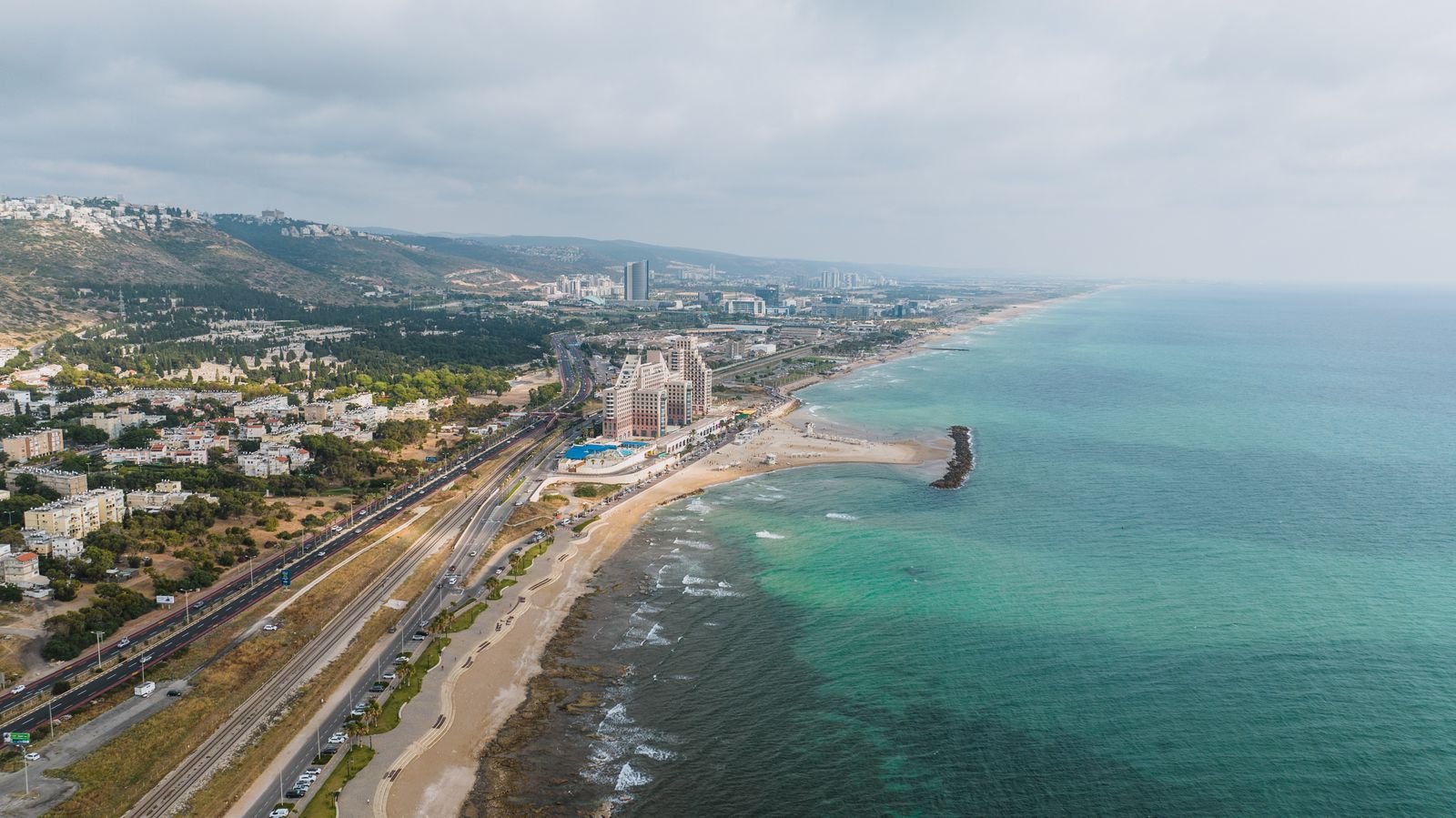 Haifa and the Mediterranean from Mount Carmel